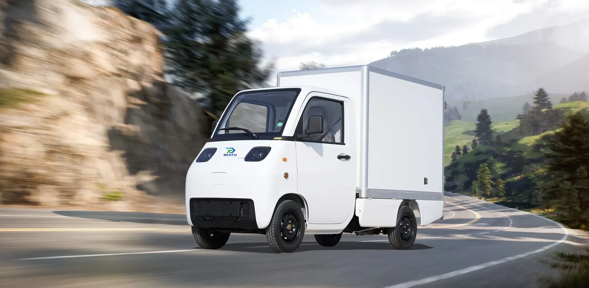 China EEC Mini Vehículo Eléctrico de entrega de alimentos Box 3KW Factory