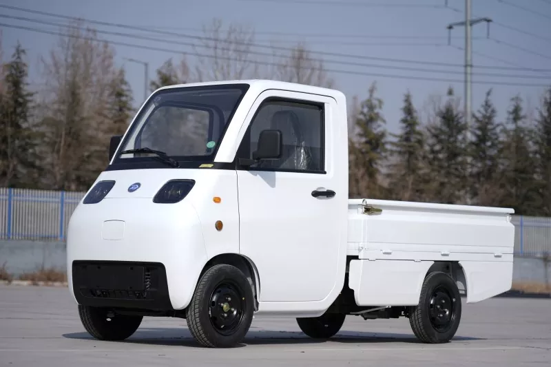Mini Vehículo Eléctrico Transporte Van 4 ruedas Dos puertas de ala